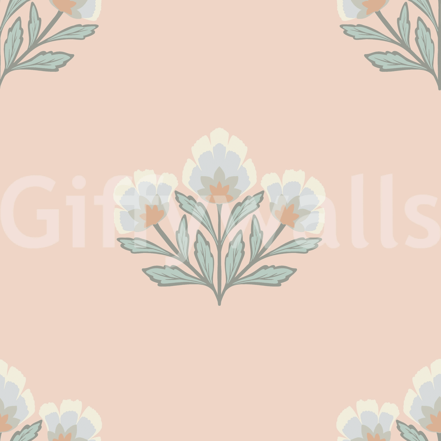 Vintage Bloom Repeat Wallpaper⁠