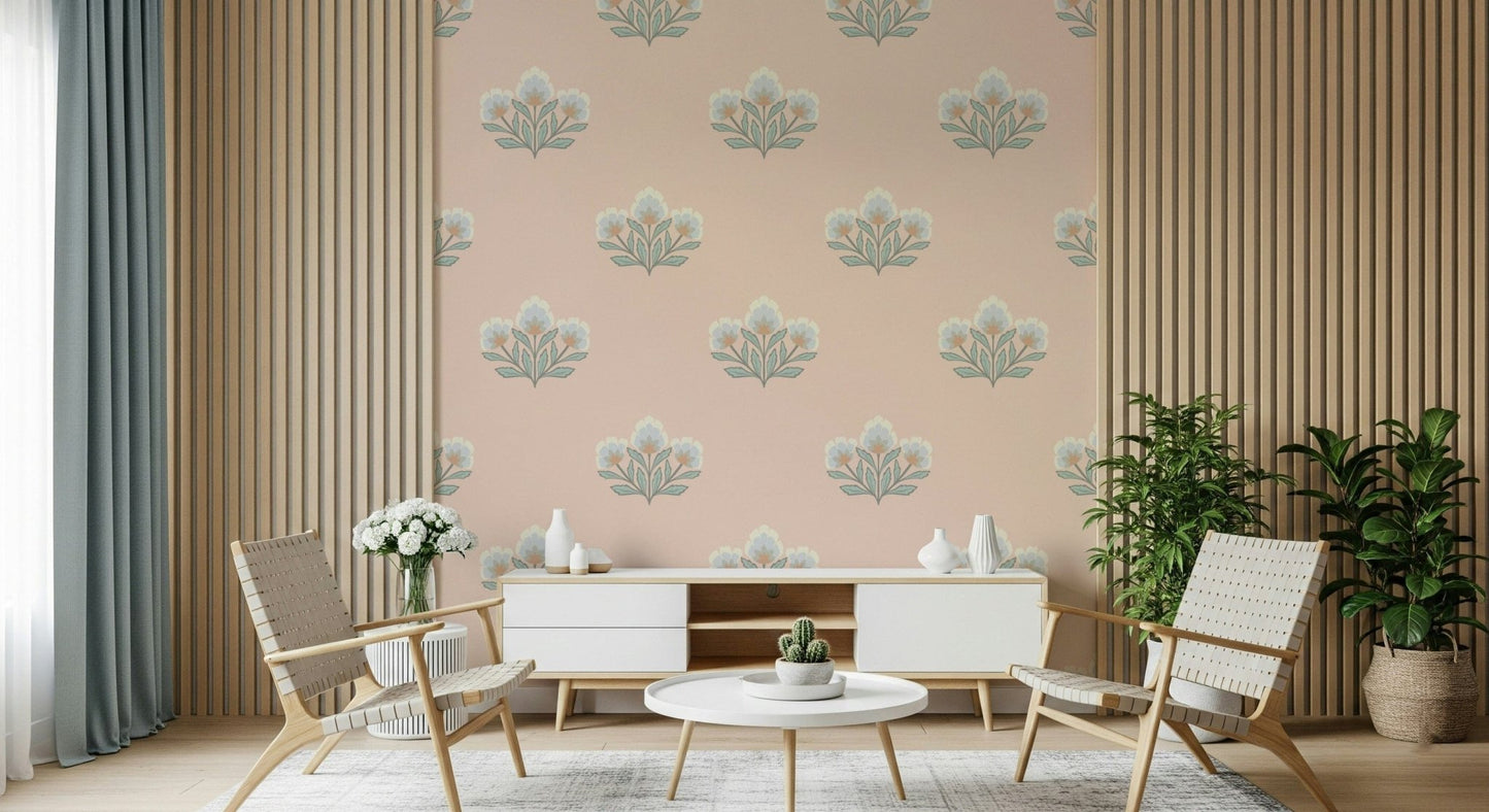 Vintage Bloom Repeat Wallpaper⁠