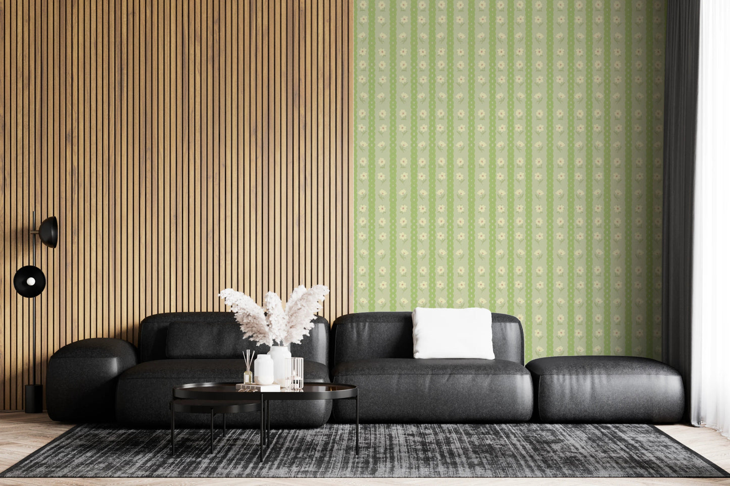 Vintage Bloom Rows Wallpaper⁠