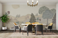 The lines are delicate and the shapes are fluid.

