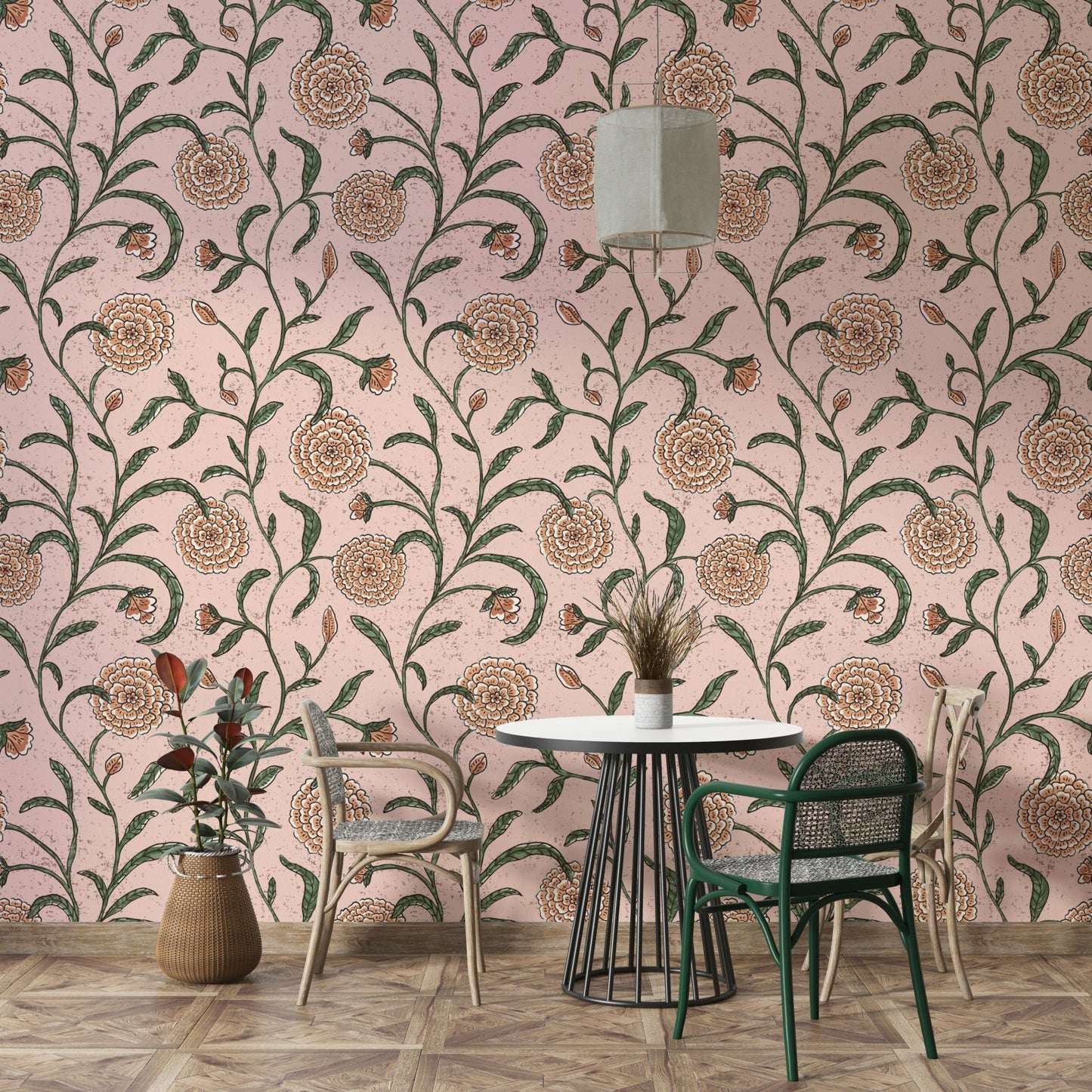 Picture of Vintage Blossom Trail Wallpaper
