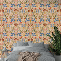 Soft cream background wall mural

