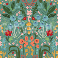 Wallpaper for walls with soft flowers

