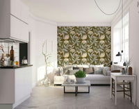 Heritage revival botanical wallpaper

