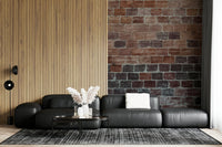 Seamless pattern of the Vintage Brick Texture mural showcasing realistic depth.