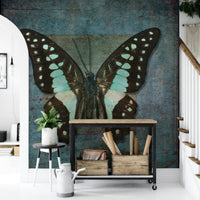 Whispering Butterfly Aura wall mural for a serene and airy feature wall.