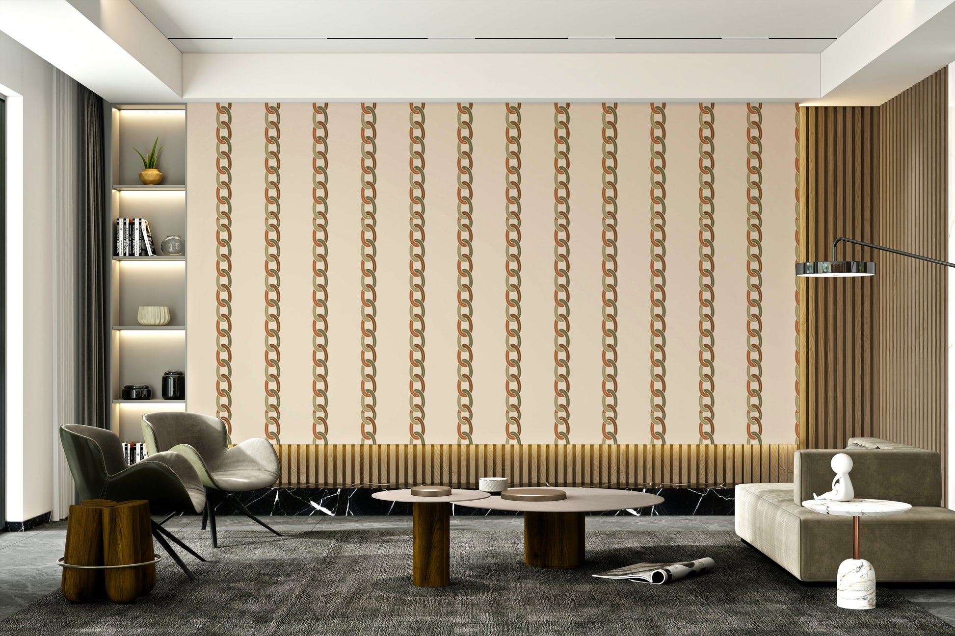 The design has a sleek, timeless aesthetic.

