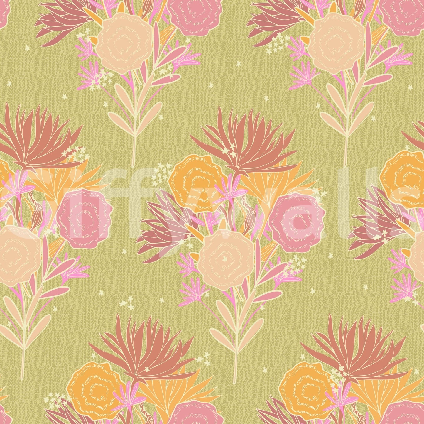 Stylish wallpaper for vintage settings