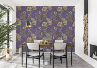 Classic floral branches across Vintage Floral Dream Wallpaper