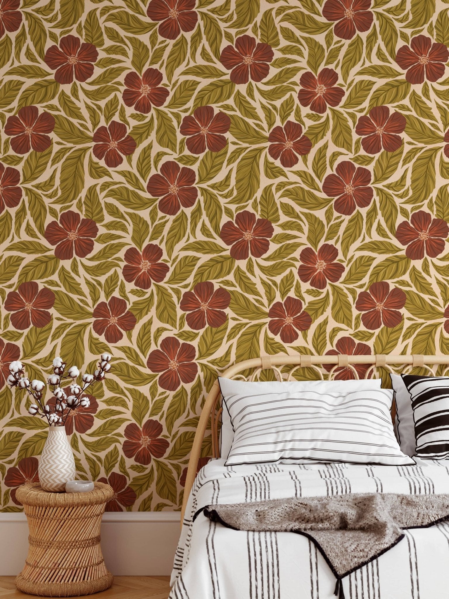 Vintage Flowers Dance Wallpaper - Giffywalls