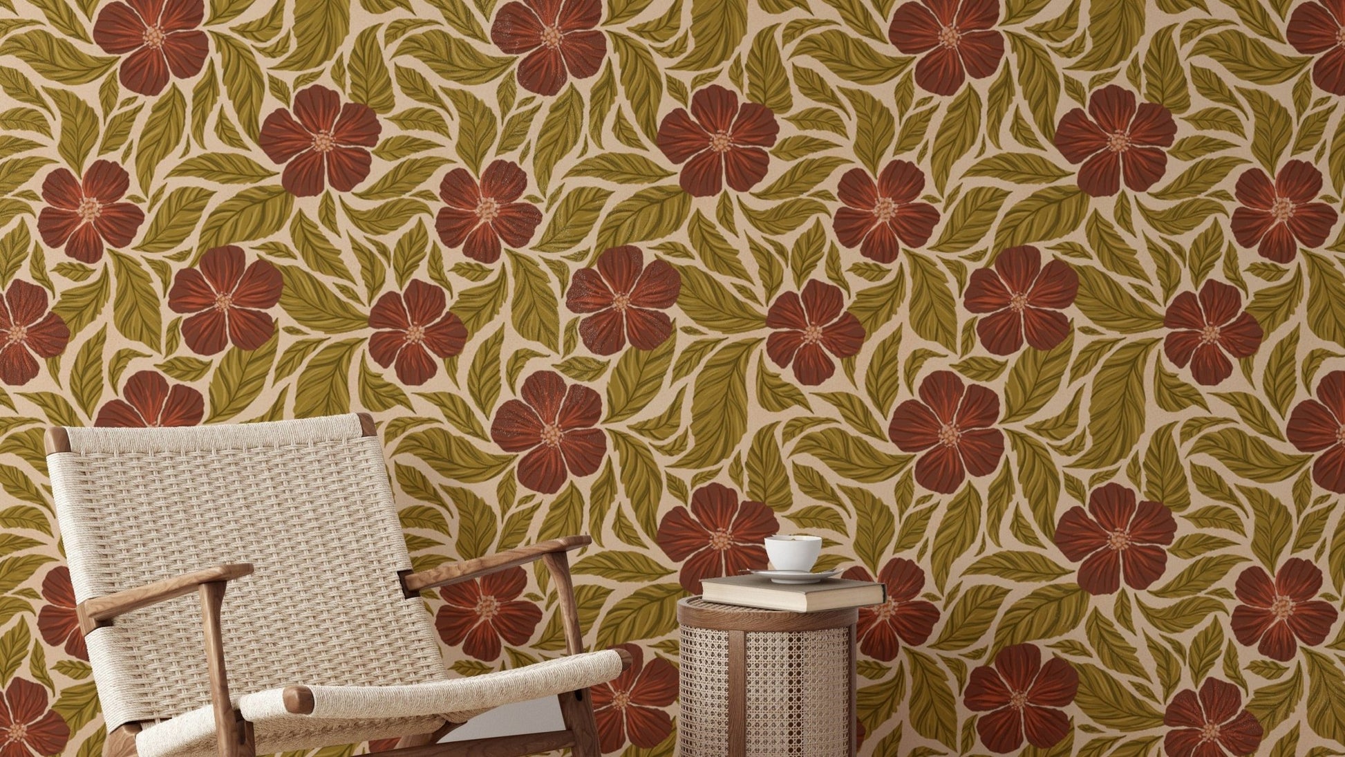 Vintage Flowers Dance Wallpaper - Giffywalls