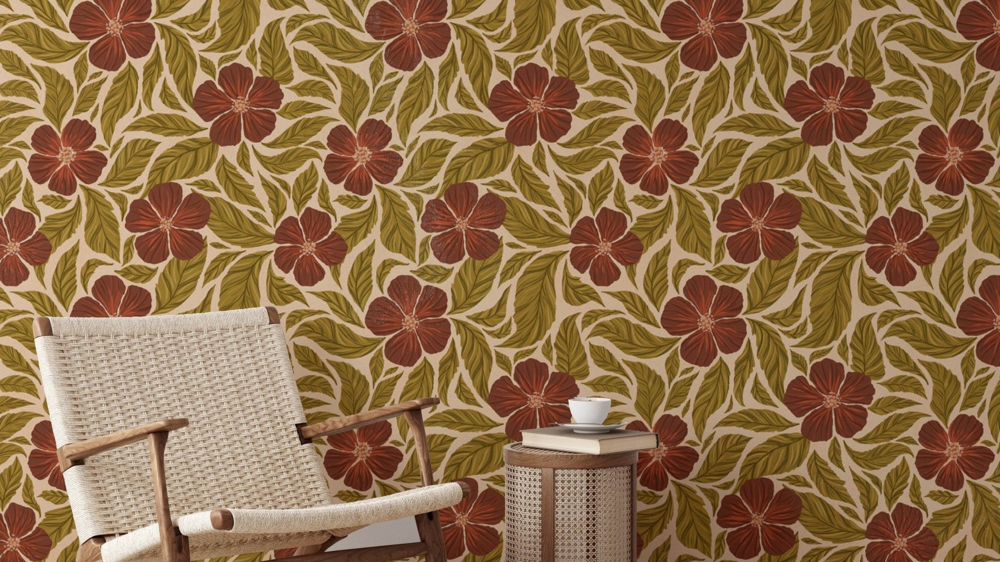 Vintage Flowers Dance Wallpaper - Giffywalls RNM27