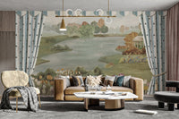 Elegant nature-inspired landscape wall art
 B680