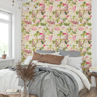Wallpaper showcasing vintage garden paradise scene, GD1351