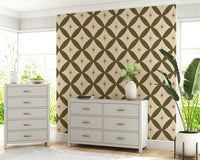Bumbershoot design Vintage Geometric Stars Wallpaper, namby-pamby texture.