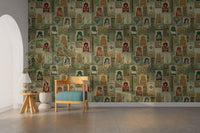 Mughal queen in gazebo wallpaper

