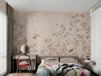 Timeless vintage bird wall mural
