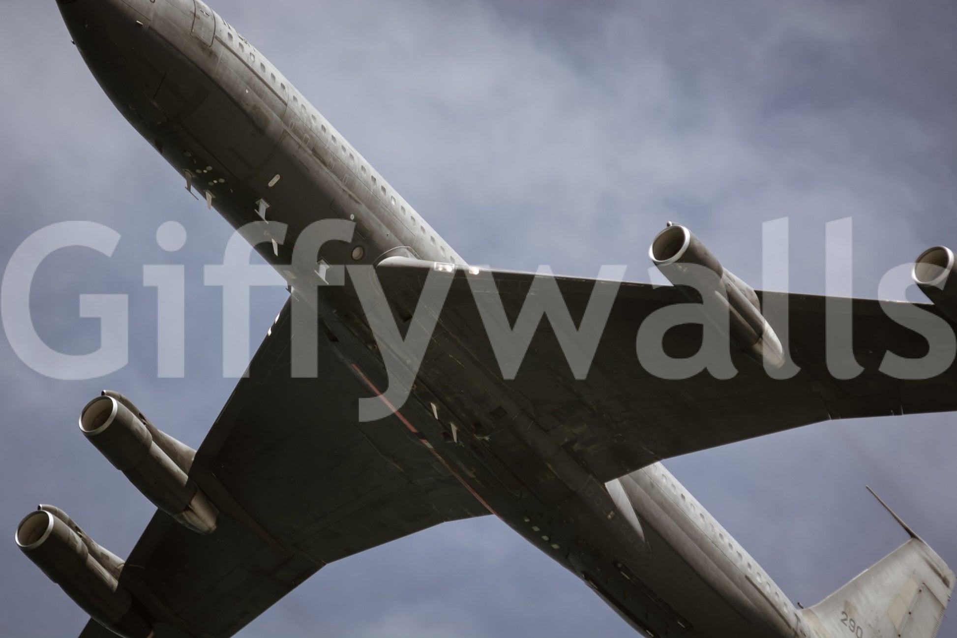 A high-quality WWII era wall mural for walls.

