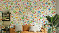 Vintage culinary-themed wallpaper for walls, GD1537
