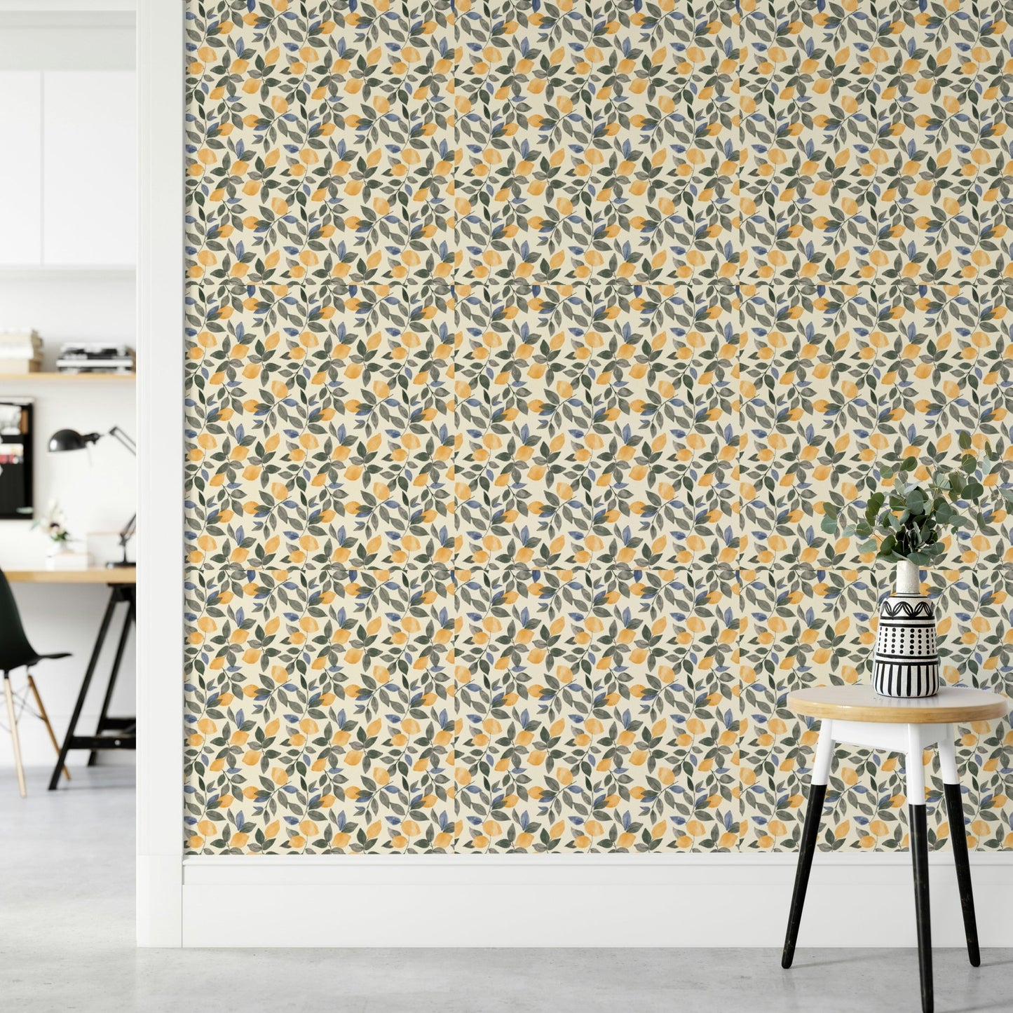 Vintage Lemons Light Theme Wallpaper⁠