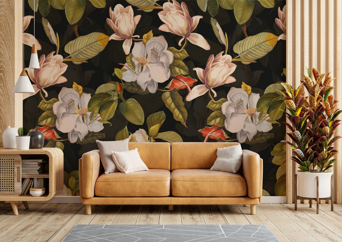 The design has a beautiful, artistic aesthetic.

