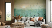 A serene tranquil field wall mural for your decor.
