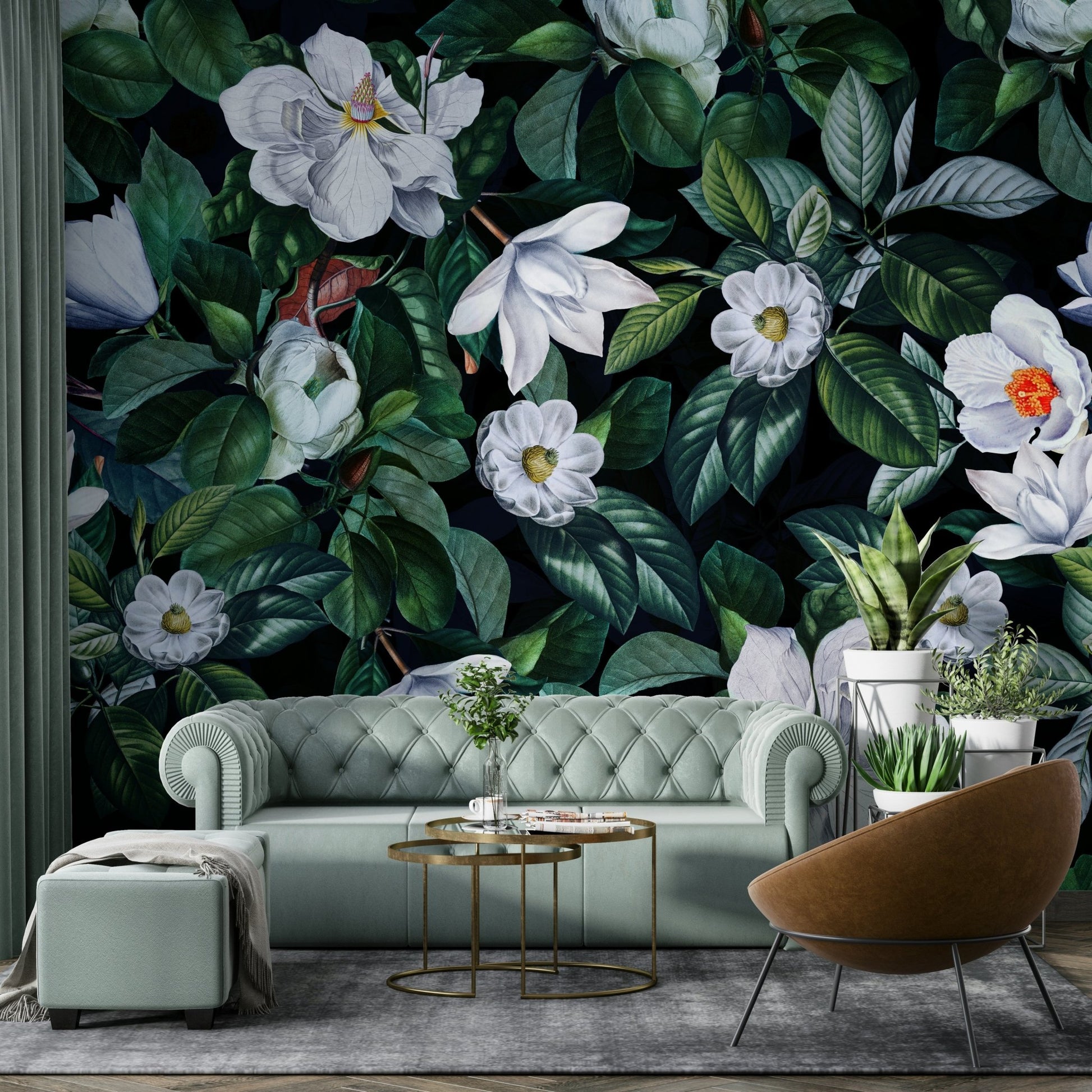 The design feels dramatic and peaceful.

