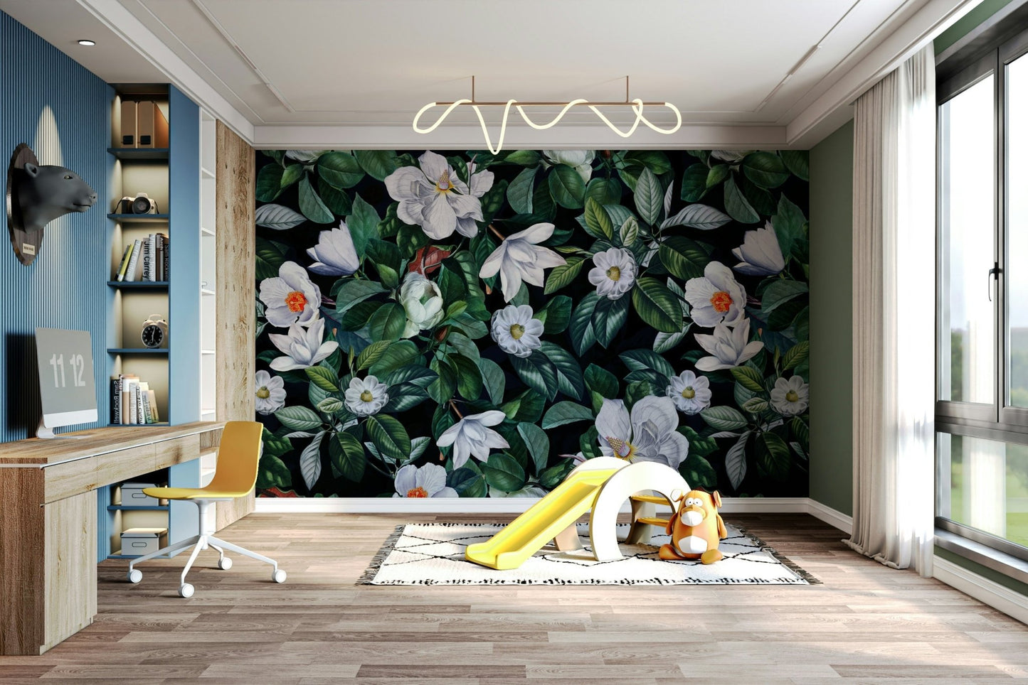 The overall mood is quiet and serene.

