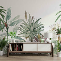 The design has a sense of depth and layered elements.
