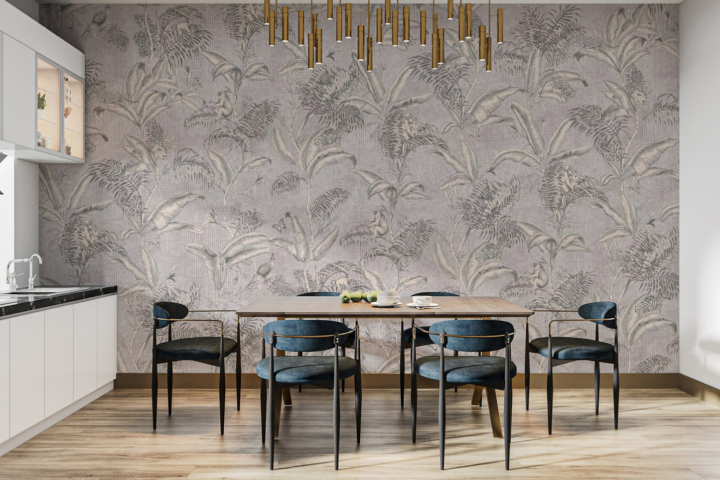 Elegant vintage botanical wall decor
