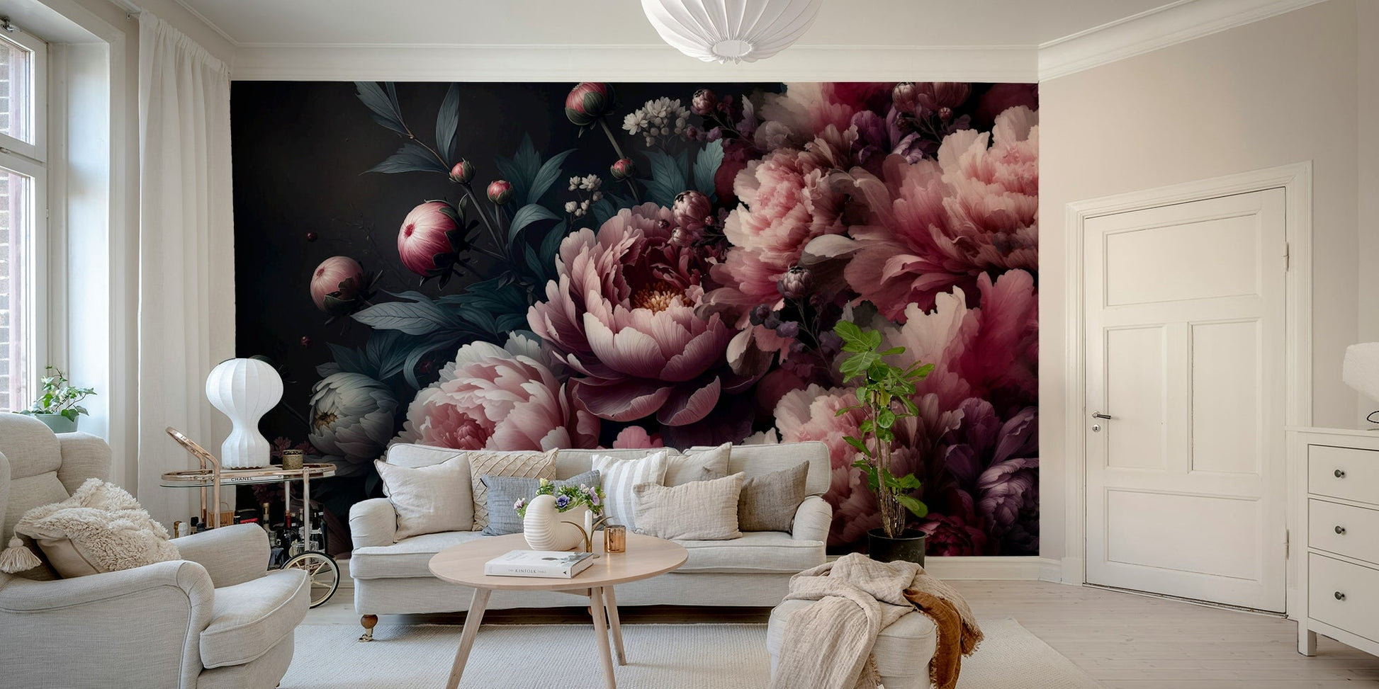 The overall mood is one of quiet elegance and nostalgia.
