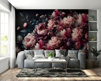 This wallpaper is suitable for a living room, a bedroom, or a dining area.
