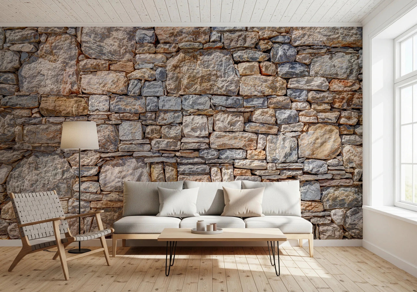 Vintage Rock Wall Effect Wall Mural