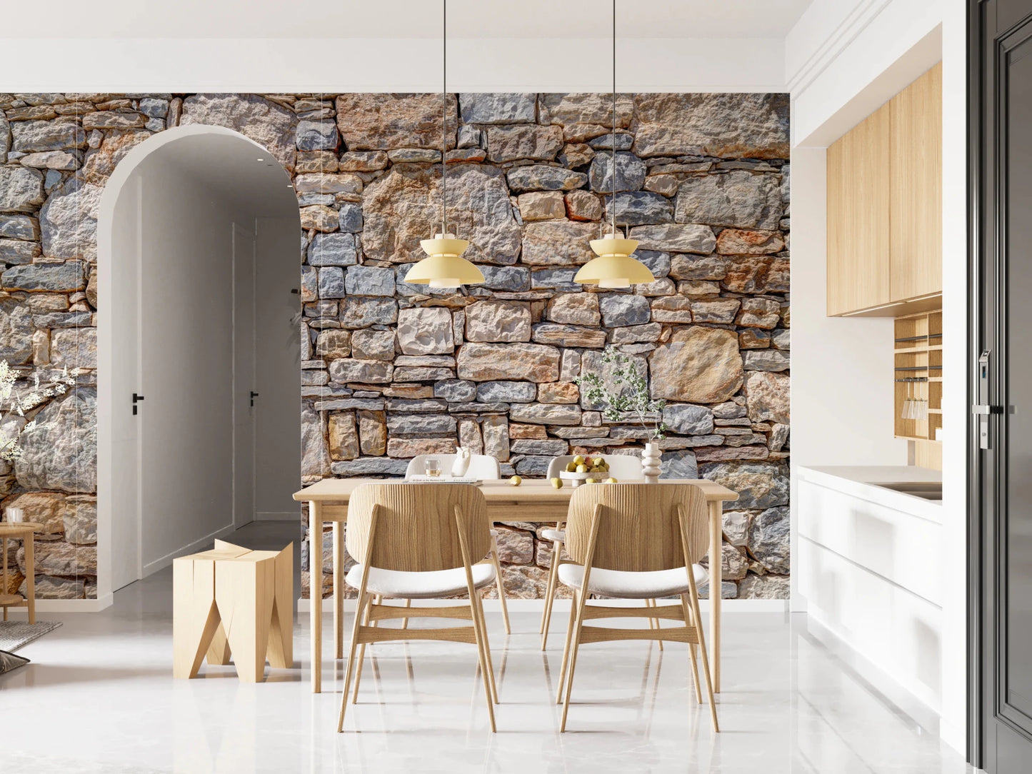 Vintage Rock Wall Effect Wall Mural