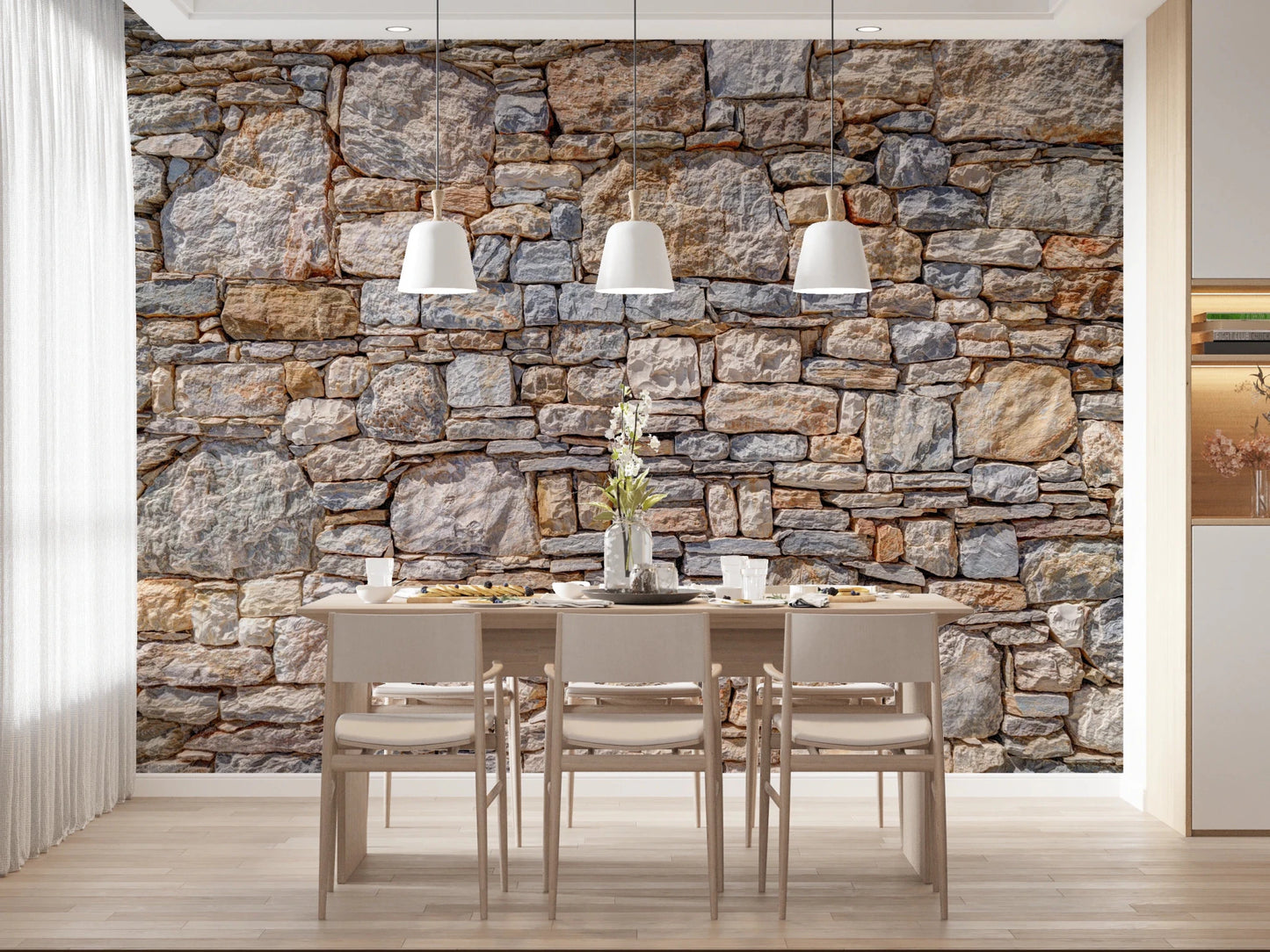 Vintage Rock Wall Effect Wall Mural