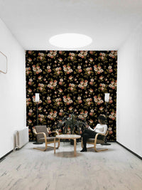 Classic vintage rose wallpaper for a timeless home look, GD1343