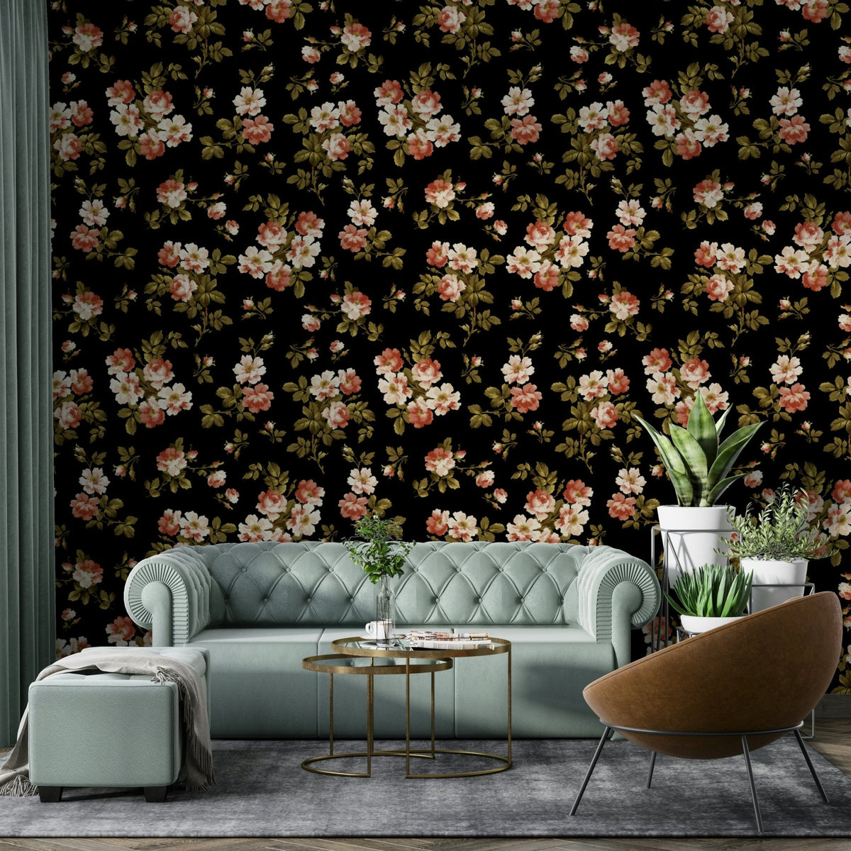 Elegant floral design featuring roses in pastel shades, GD1343