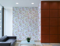 Classic rose garden wallpaper with a vintage touch.

