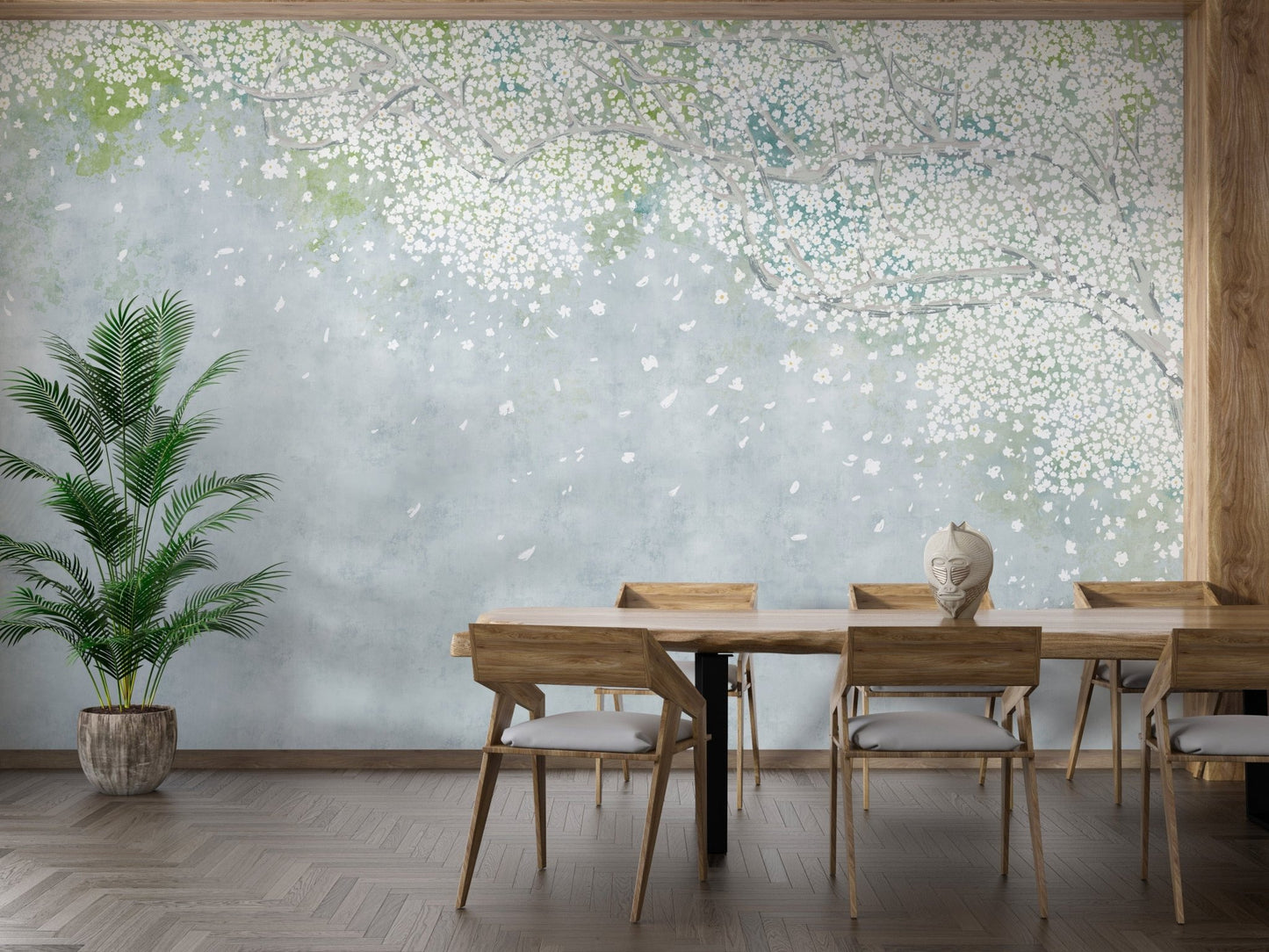 Vintage Sakura Wall Mural - Giffywalls, B467