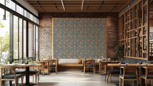 Elegant vintage floral wallpaper for walls
