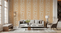 Hallway showing Vintage Trailing Foliage Golden Wallpaper