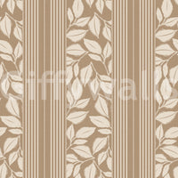 Subtle vintage styling completes Vintage Trailing Foliage Tan Wallpaper
