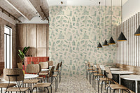 Retro-chic ladies on Vintage Travelogue wallpaper.