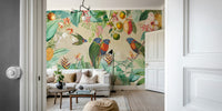 Classic tropical jungle mural for a bold room makeover.

