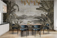 Elegant tropical jungle wall decor B718
