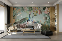 Vintage island escape wallpaper

