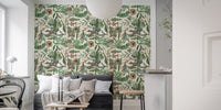 Sophisticated vintage tropical pattern