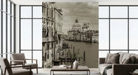 Venice View Wall Mural in muted tones and classic cityscape, GD8754