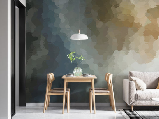 Vintage Grunge Watercolor Paint Stains Wallpaper