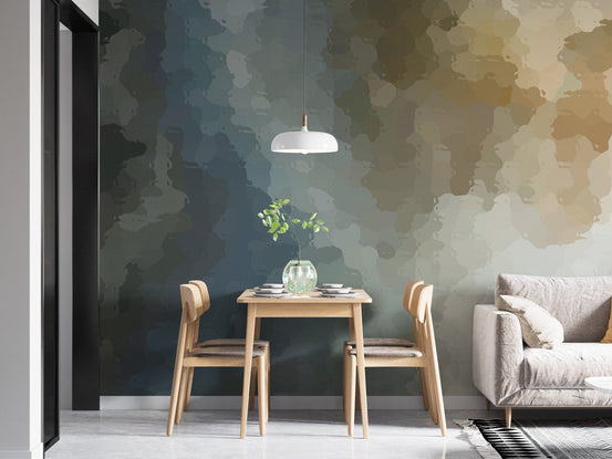 Vintage Grunge Watercolor Paint Stains Wallpaper B141